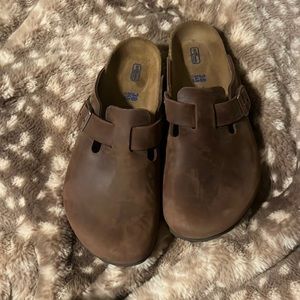 Birkenstock boston clogs brown 38